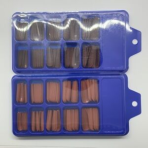 3/$15 - 200  pieces nails two colours nude palette